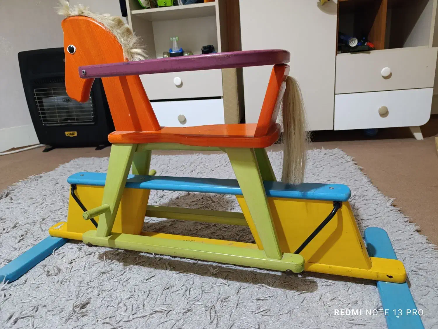 اسب چوبی خارجی|اسباب‌بازی بچه|زاهدان, |دیوار