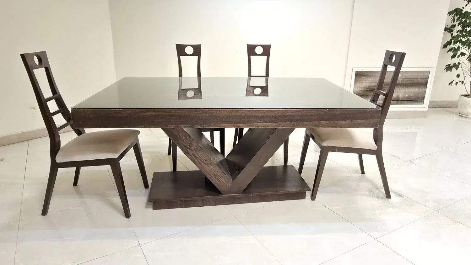 میز ناهارخوری ۶ نفره همراه صندلی|میز و صندلی غذاخوری|تهران, شهرک آتی شهر|دیوار