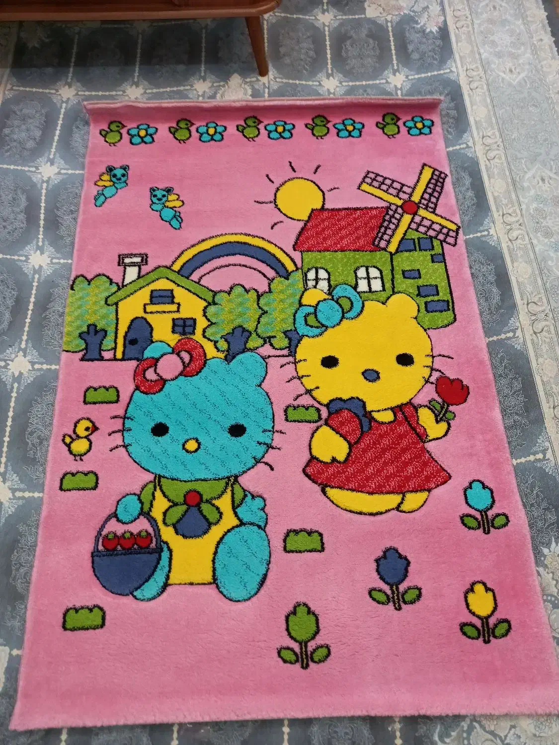 قالیچه فانتری کیتی کاملا نو|فرش|تهران, امام زاده عبدالله|دیوار