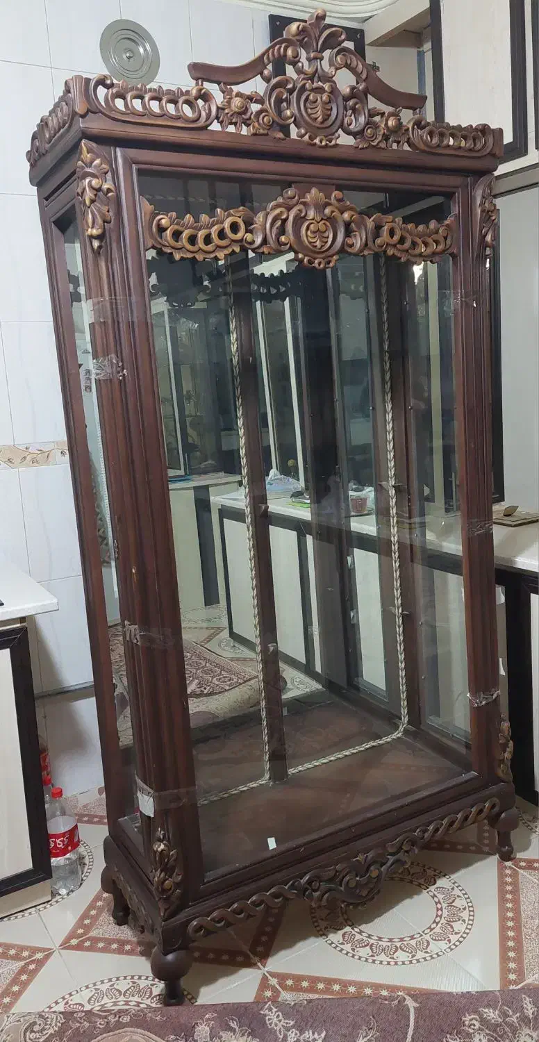 بوفه چوبی دست ساز|بوفه، ویترین، کنسول|جلفا, |دیوار
