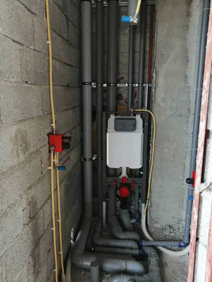 تاسیسات لوله کشی اب فاضلاب کولر ابگرمکن پکیج شوفاژ|خدمات پیشه و مهارت|رشت, گلسار|دیوار