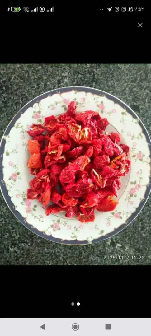 گوجه خشک شده|خوردنی و آشامیدنی|شاهین دژ, |دیوار