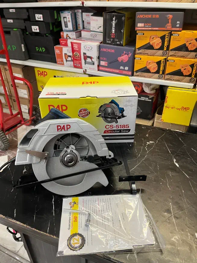 اره گردبر ۱۸۵ میلی متر ۱۴۰۰ وات pap نجاری|ابزارآلات|تهران, شیخ هادی|دیوار