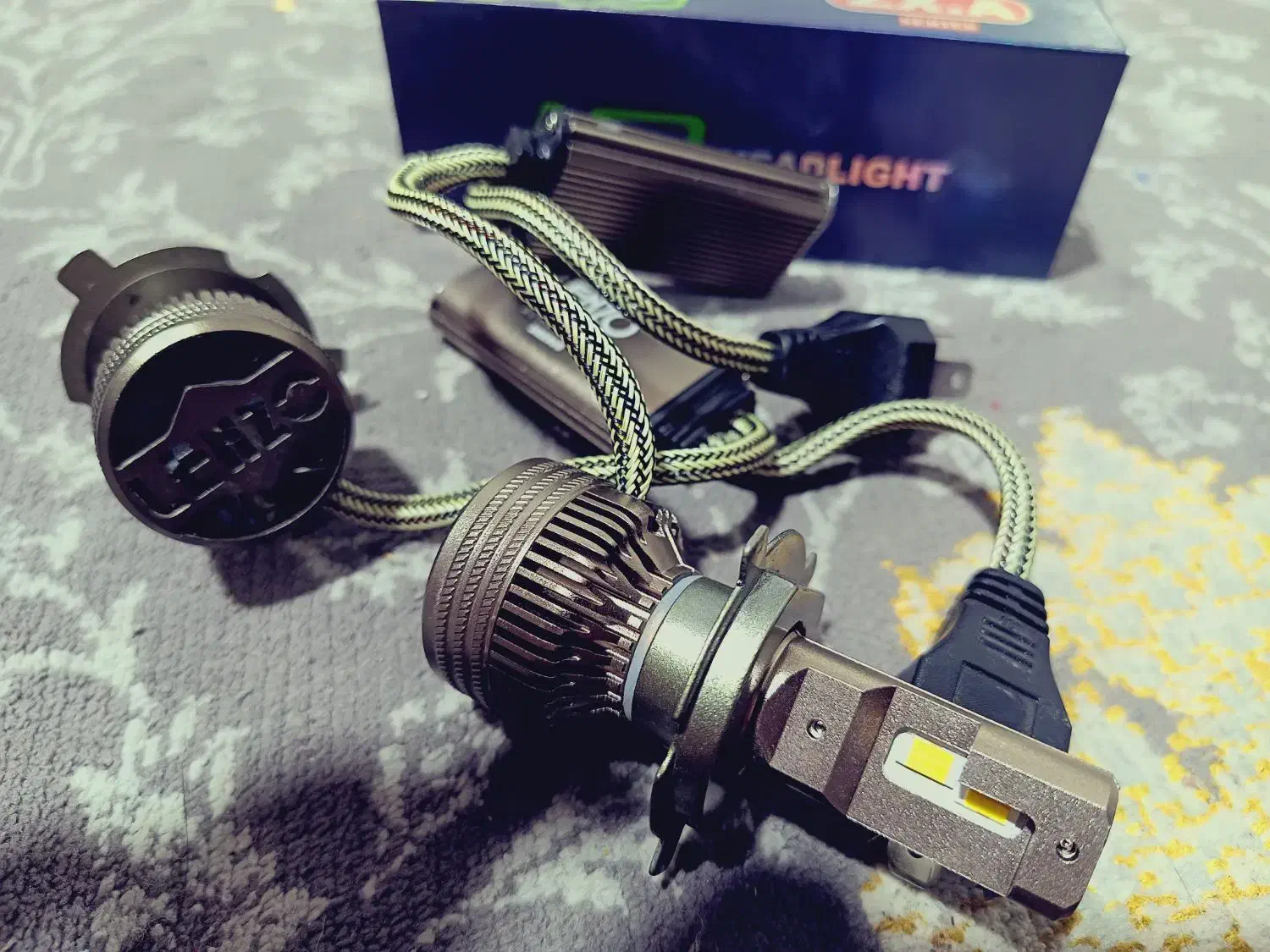 هدلایت پایه h4 لنزو|لامپ و چراغ|کرمان, |دیوار