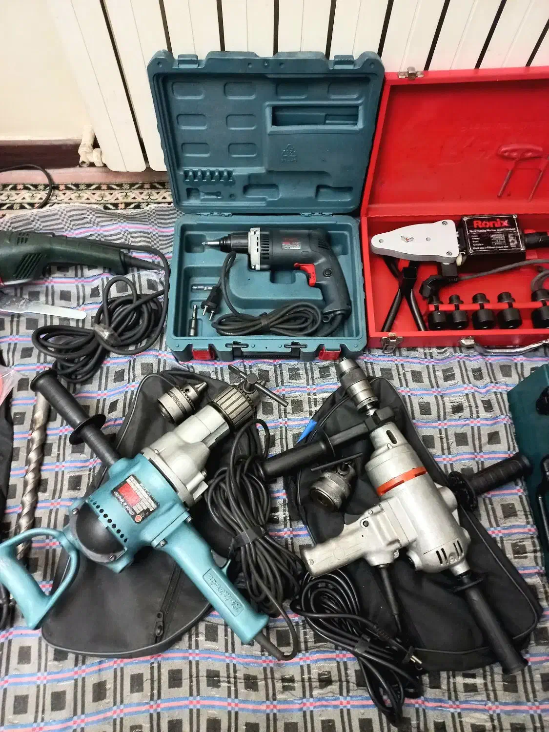 دریل دلر پیچ بند سنگ فرز رنده برقی نجاری اتولوله|ابزارآلات|تهران, نارمک|دیوار