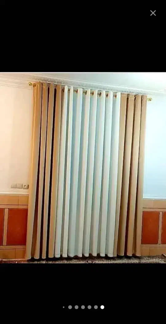 پرده حریر و مخمل شانل|پرده، رانر، رومیزی|جم, |دیوار