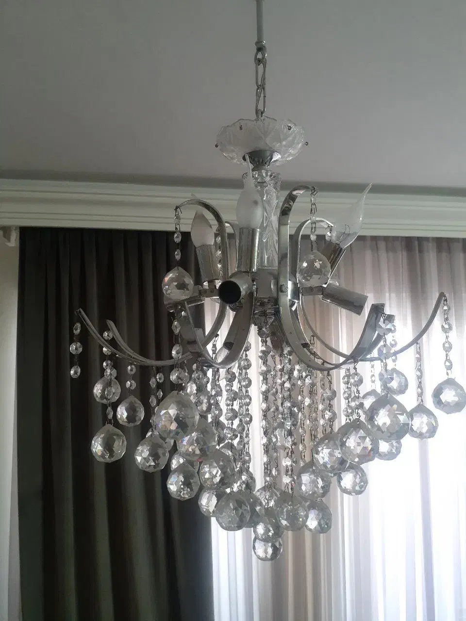 لوستر  هشت شاخه کریستال|لوستر و چراغ آویز|اصفهان, جی شیر|دیوار