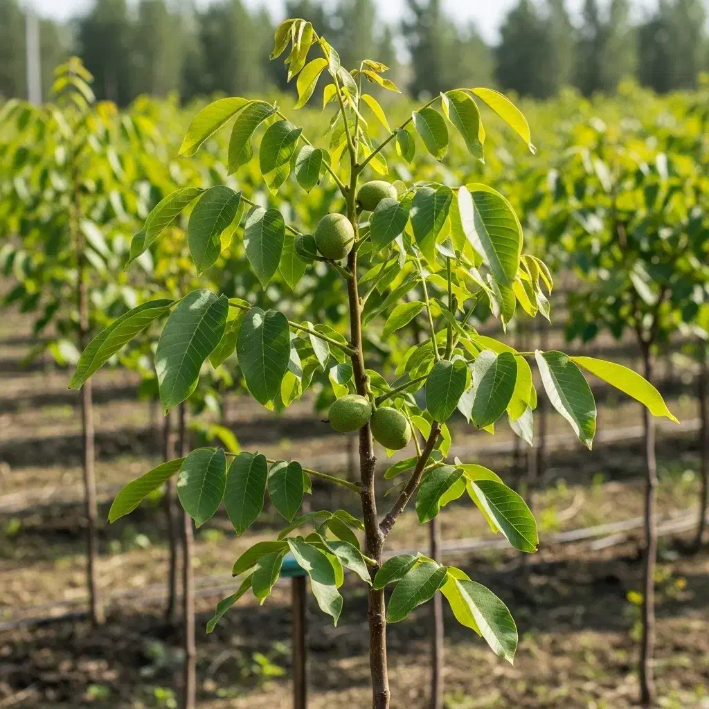 بهترین نهال گردوی اصلاح‌شده برای کاشت حرفه‌ای|گل و گیاه طبیعی|بوئین زهرا, |دیوار
