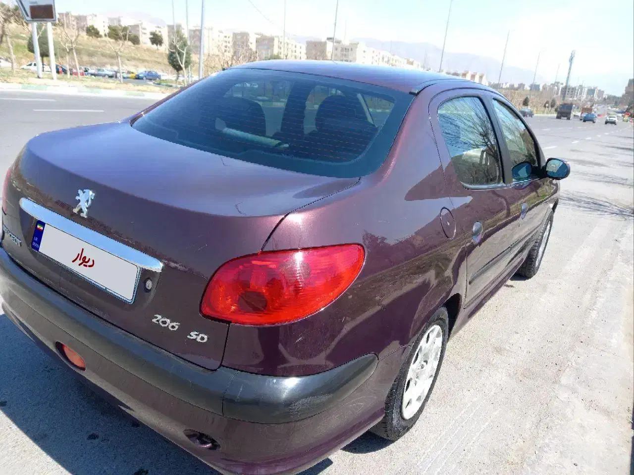 پژو 206 SD V8، مدل ۱۳۹۰|خودرو سواری و وانت|کرج, شاهین‌ویلا|دیوار