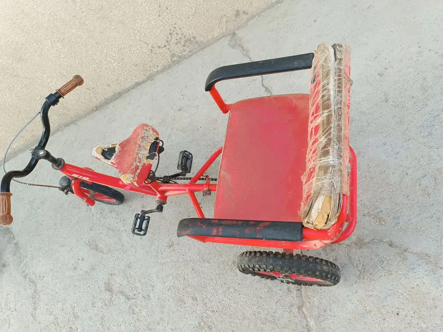 سه چرخ دو نفره سایز 16|دوچرخه، اسکیت، اسکوتر|جاسک, |دیوار