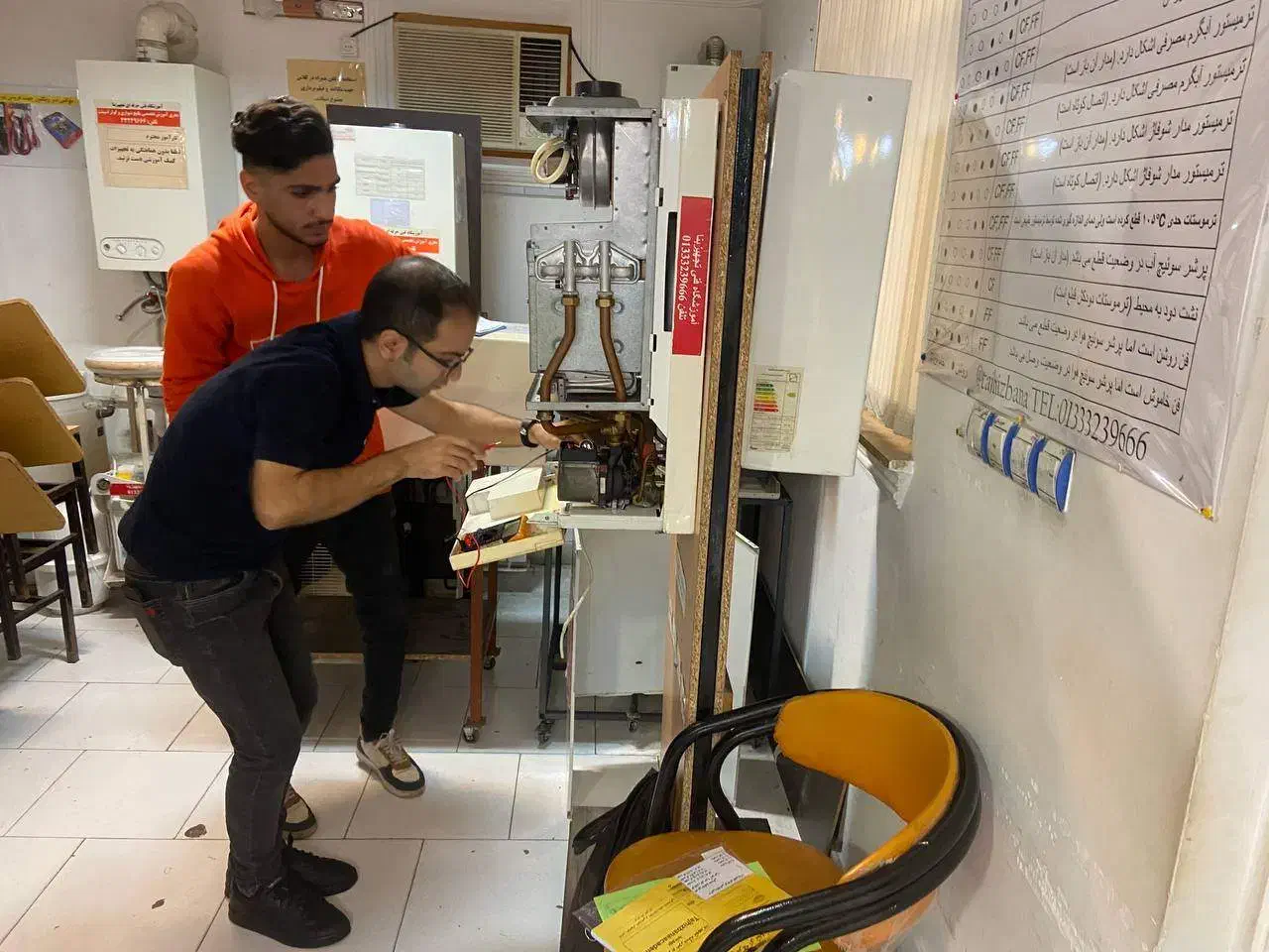 دوره آموزش پکیج دیواری|خدمات آموزشی|رشت, سعدی (تختی)|دیوار