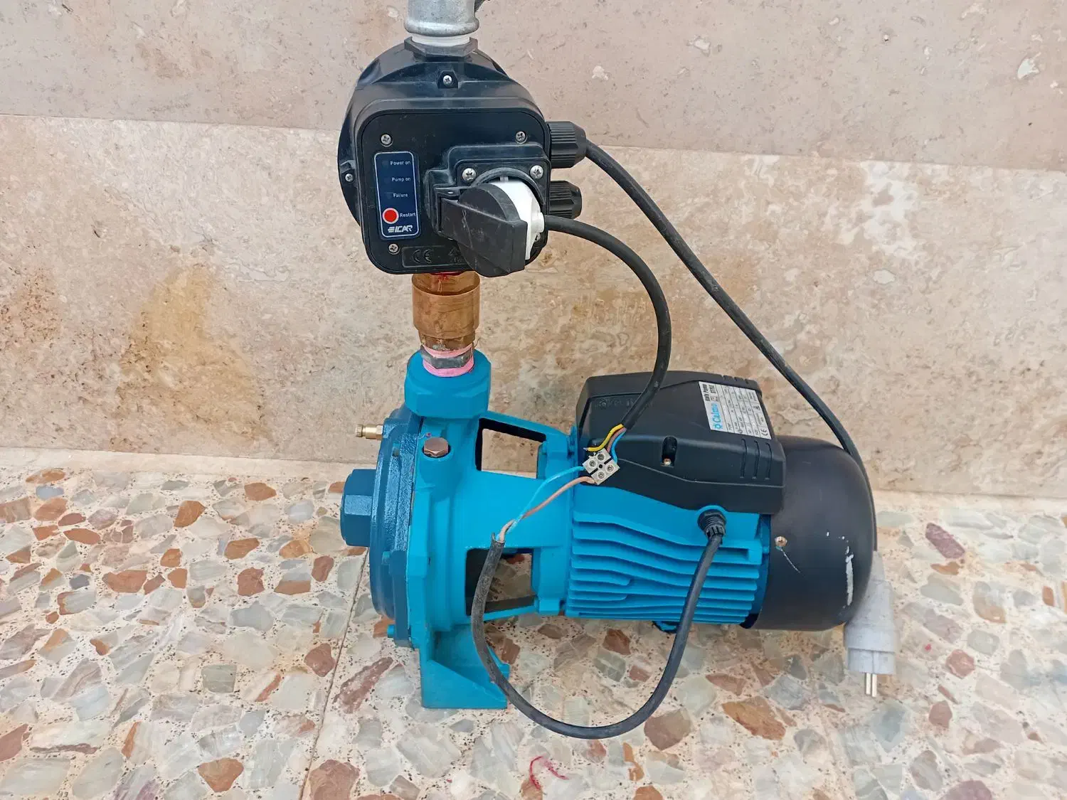 پمپ اب دو اسب دو پروانه با اتمات|مصالح و تجهیزات ساختمان|قم, شهرک فاطمیه|دیوار