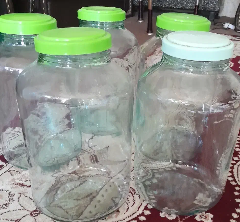 بانکه شیشه ای 6 لیتری|ظروف نگهدارنده، پلاستیکی، یک‌بارمصرف|رشت, بوسار|دیوار