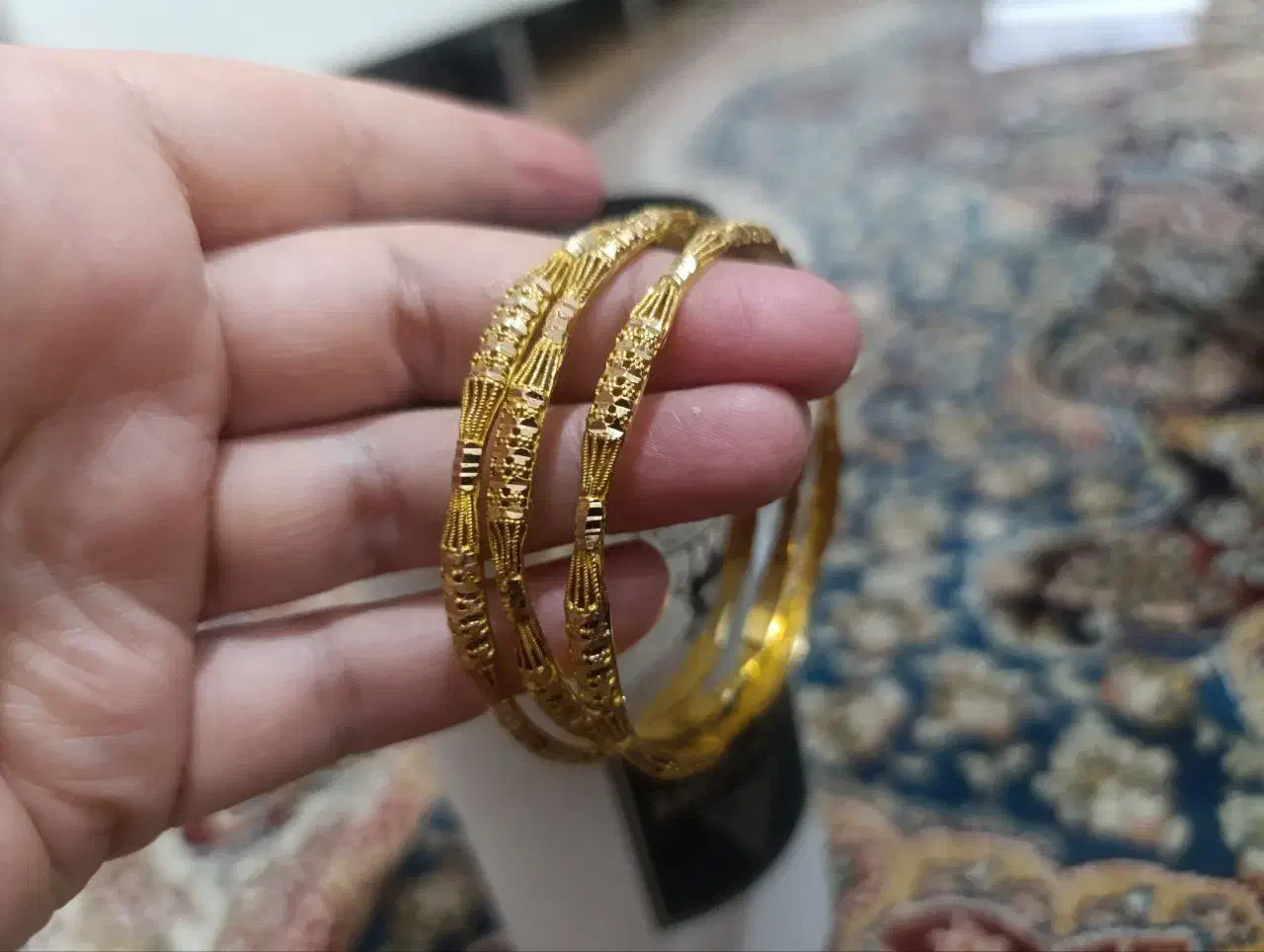 سه عدد النگو سایز ۳ به ۴هم میخورن  فروش فوری|جواهرات|آبدانان, |دیوار