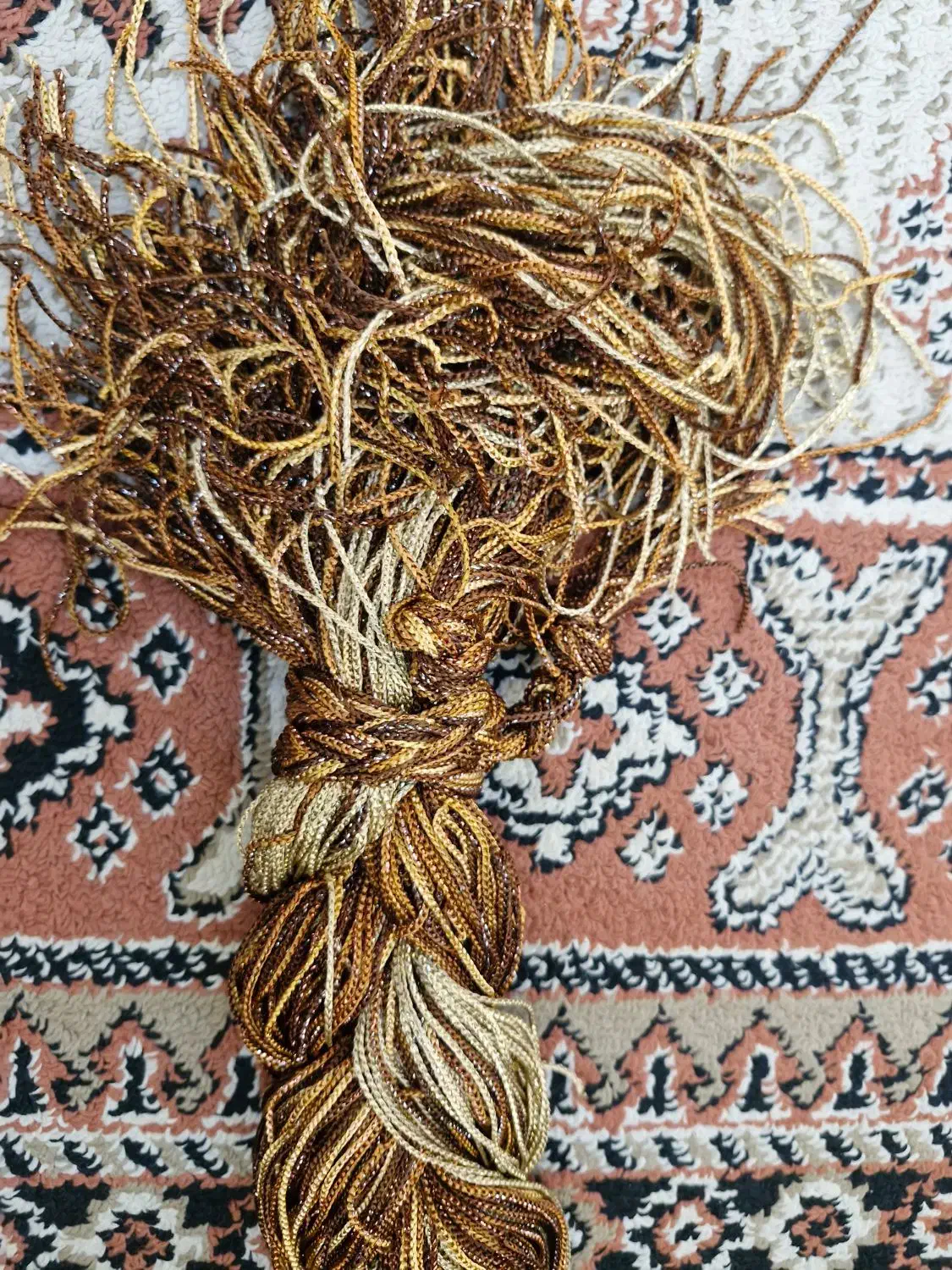 پرده ریسه ای شاین دار صلایی|پرده، رانر، رومیزی|تهران, کوهک|دیوار