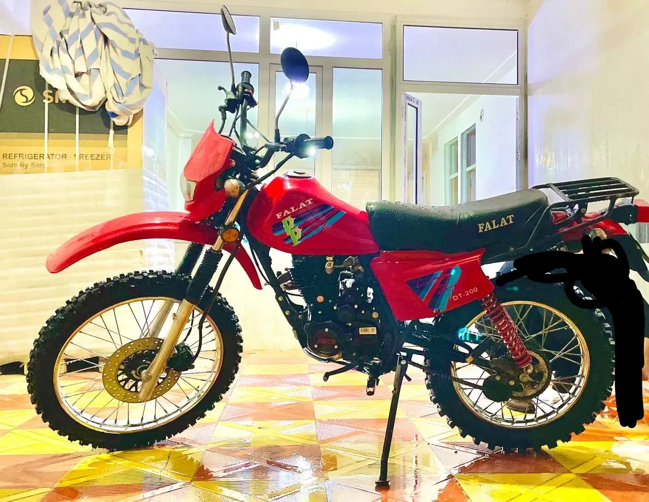 موتور تریل فلات ایکسل مدل 98 درحد خشک خشک|موتورسیکلت|جوانرود, |دیوار