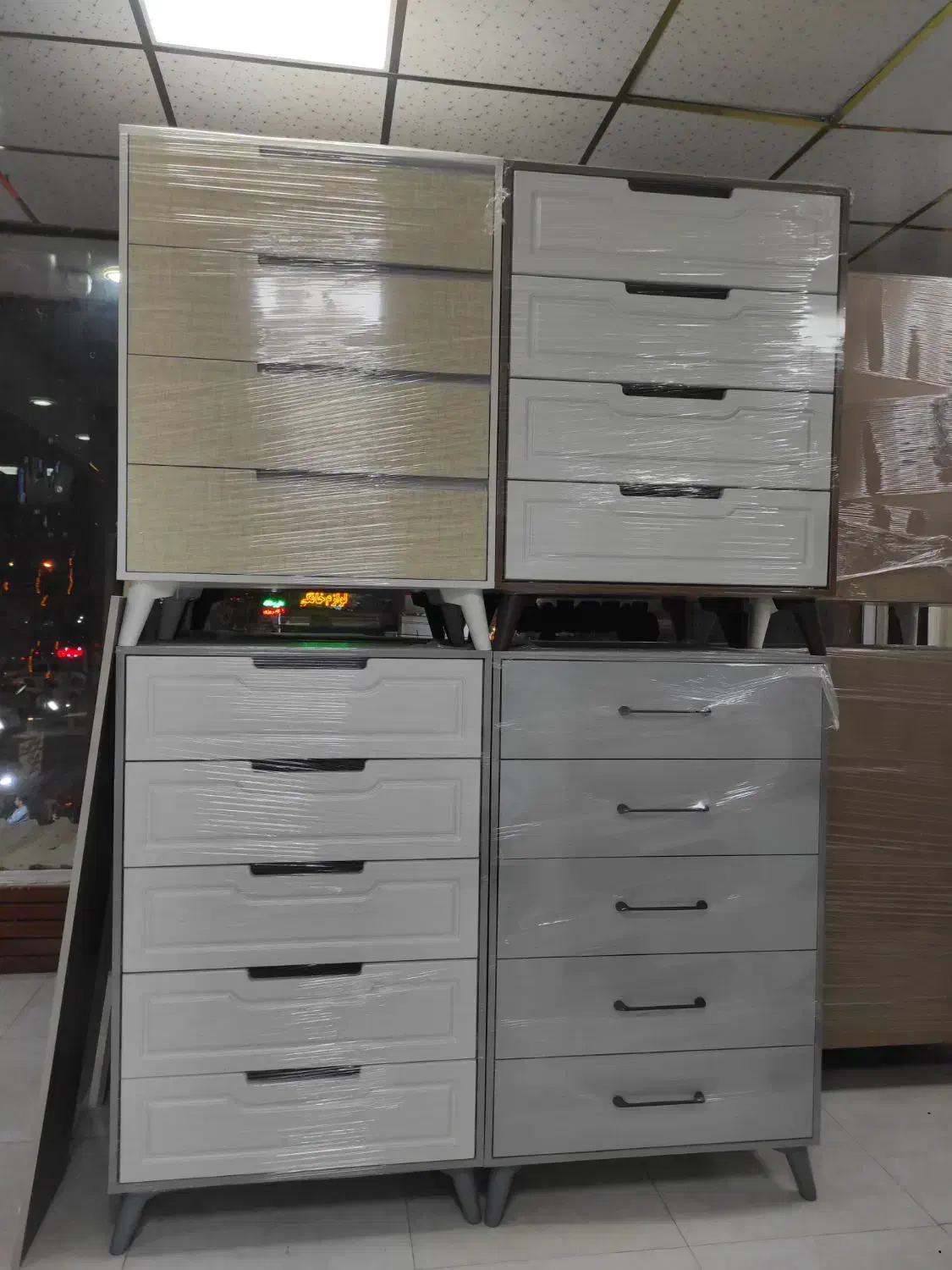 انواع دراور و میز آرایشق|جاکفشی، کمد، دراور|پرند, فاز ۵|دیوار