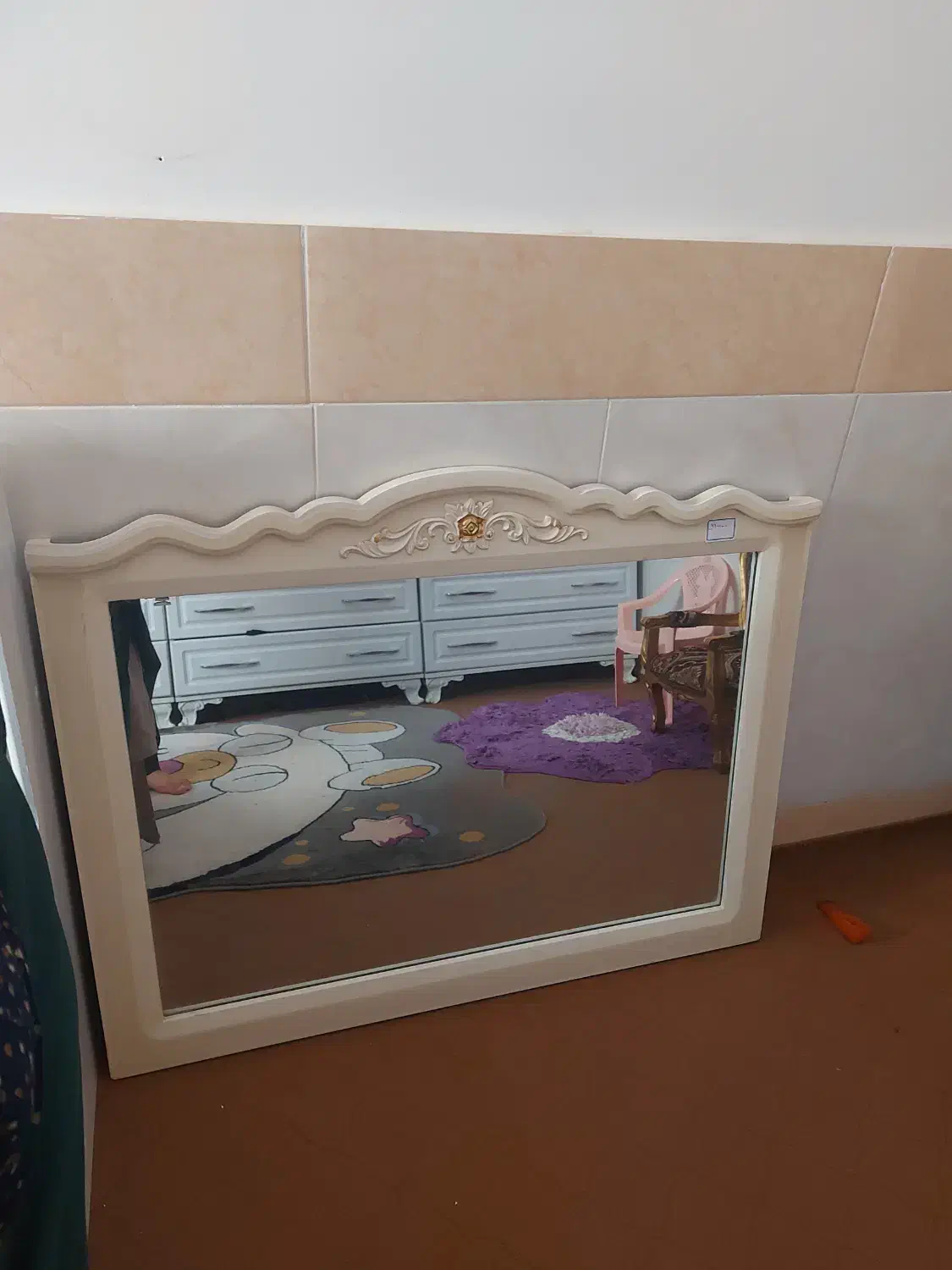 قاب آینه|آینه|قم, شاه ابراهیم|دیوار