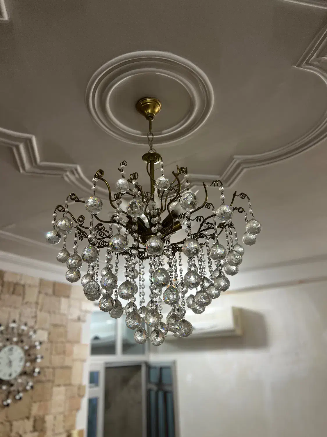 لوستر در حد نو|لوستر و چراغ آویز|رشت, آب و برق|دیوار