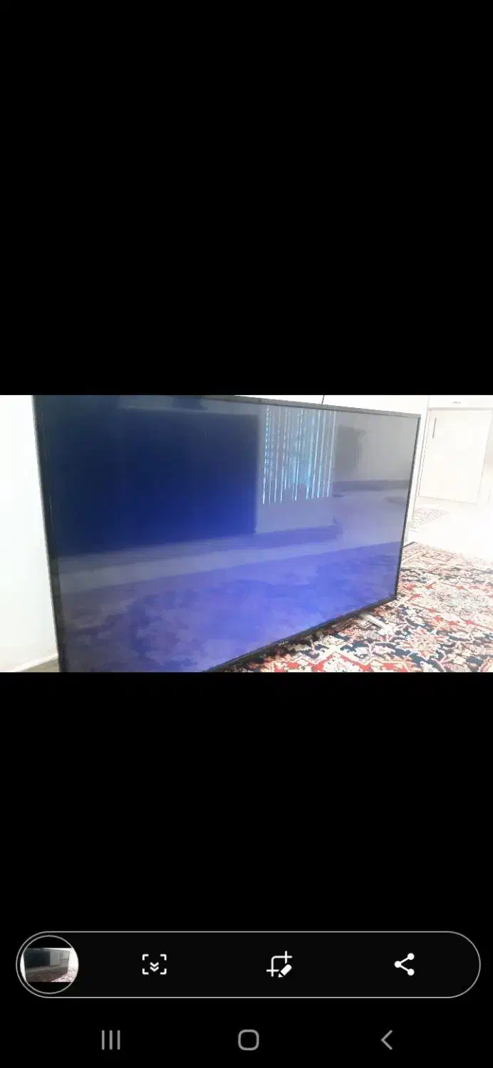 تلویزیون پنل سوخته مجیک ۴۹ اینچ|تلویزیون و پروژکتور|رشت, فلسطین|دیوار