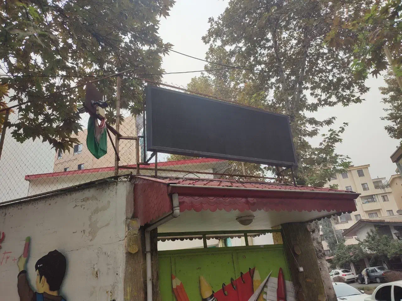 تابلو روان رنگی ابعاد یک متر در سه متر رشت گلسار|فروشگاه و مغازه|رشت, کاکتوس|دیوار