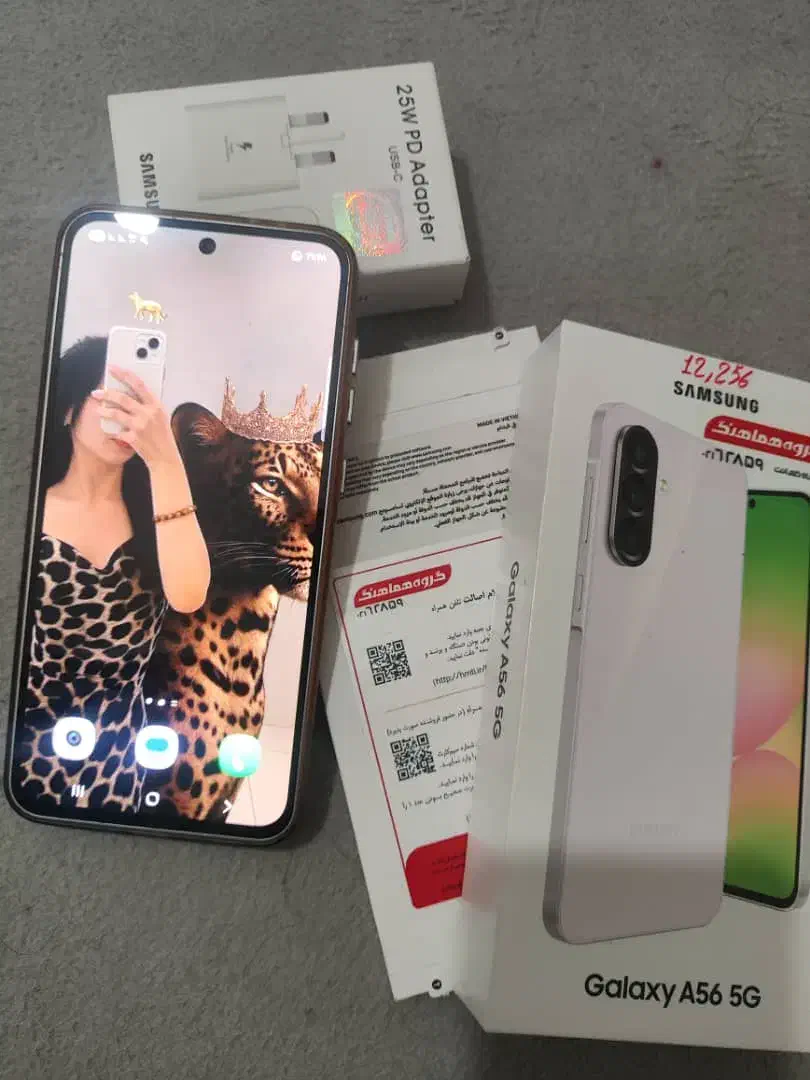 گوشی a56رام ۱۲|موبایل|کرمانشاه, |دیوار