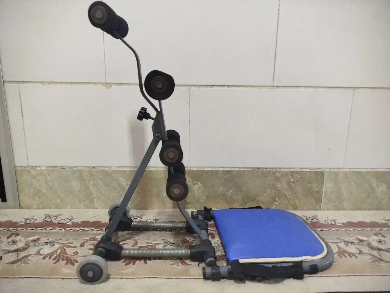 دو دستگاه دراز نشست خانگی و تقویت کننده مچ|تجهیزات ورزشی|اردکان, |دیوار