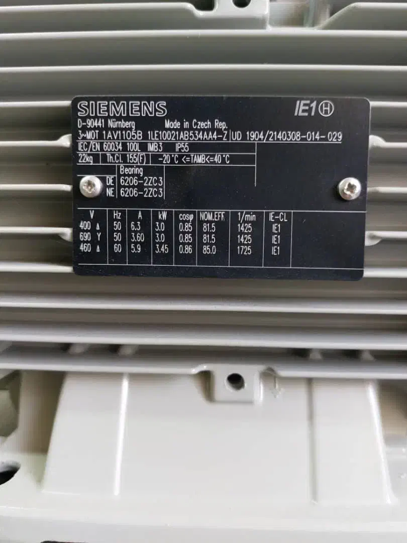 الکترو موتور زیمنس۵.۵ و ۳ کیلو وات|ماشین‌آلات صنعتی|تهران, لاله زار|دیوار