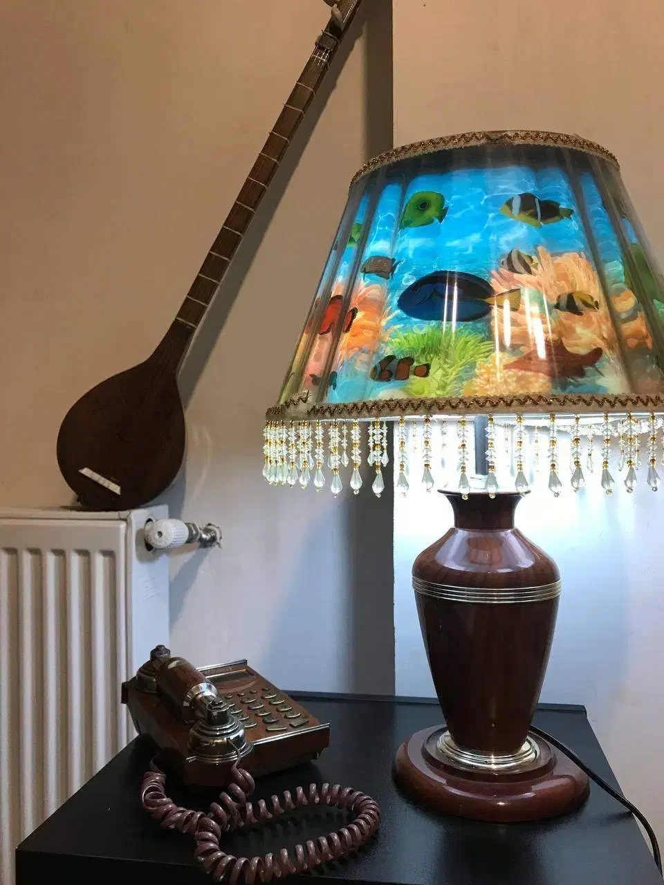 آباژور آکواریومی کلاسیک وارداتی|چراغ خواب و آباژور|اصفهان, بهارستان|دیوار