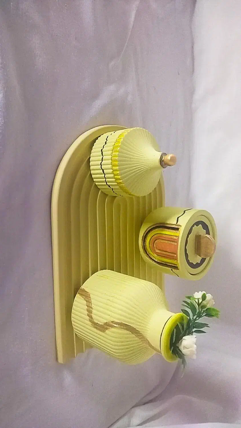 ظروف سنگمصنوعی مناسب هدیه دادن|صنایع دستی و سایر لوازم تزئینی|زابل, |دیوار