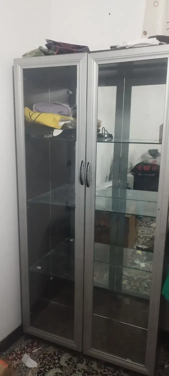 بوفه پشت تمام آینه ای|بوفه، ویترین، کنسول|کرمان, |دیوار