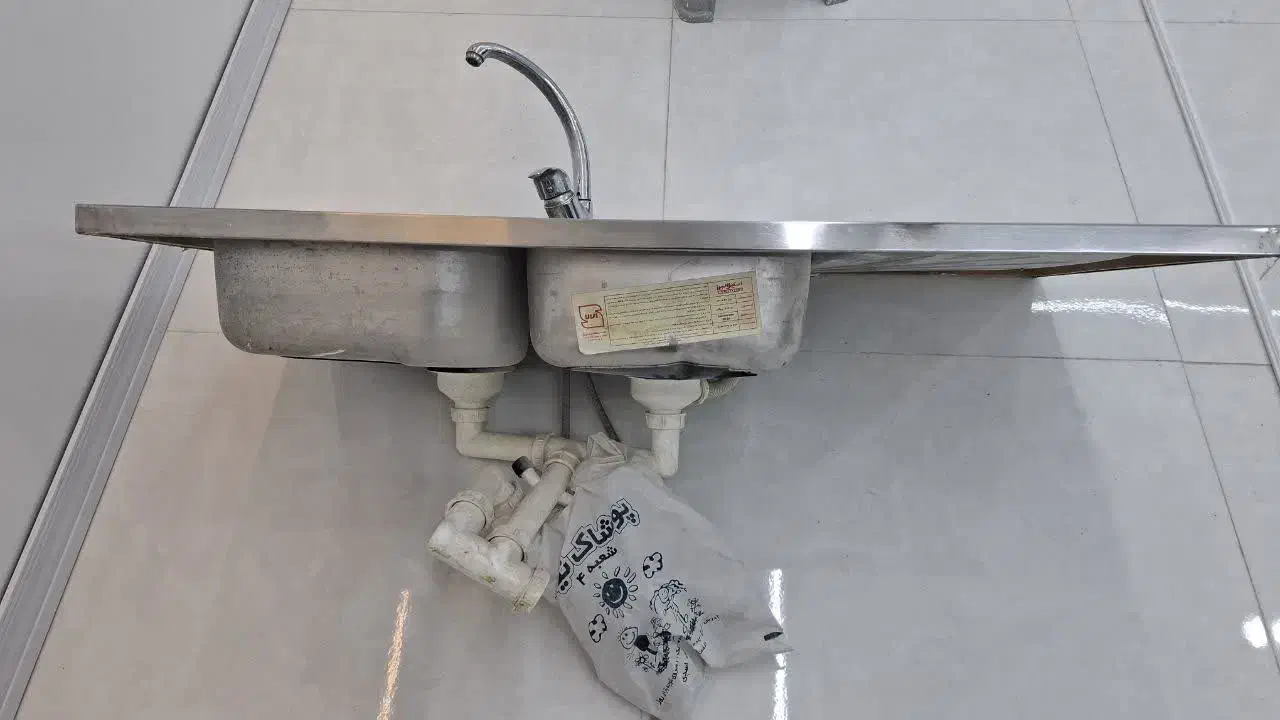 سینک ظرفشویی|آب‌چکان و نظم‌دهنده ظروف|فردیس, شهرک ارم|دیوار