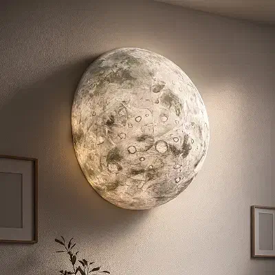 دیوارکوب ماه سه بعدی رئال|لوستر و چراغ آویز|تهران, تجریش|دیوار