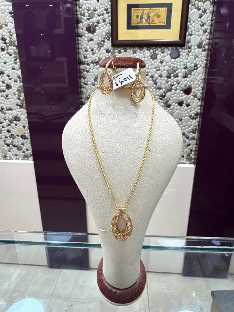 نیم ست طلا کاملترین مدلهای نیم ست|جواهرات|کاشان, درب زنجیر|دیوار