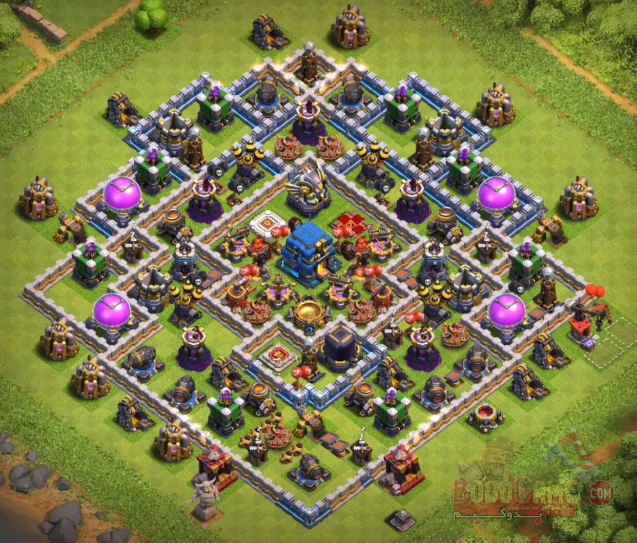 بازی کلش آف کلنز|کنسول، بازی ویدئویی و آنلاین|بوژگان, |دیوار