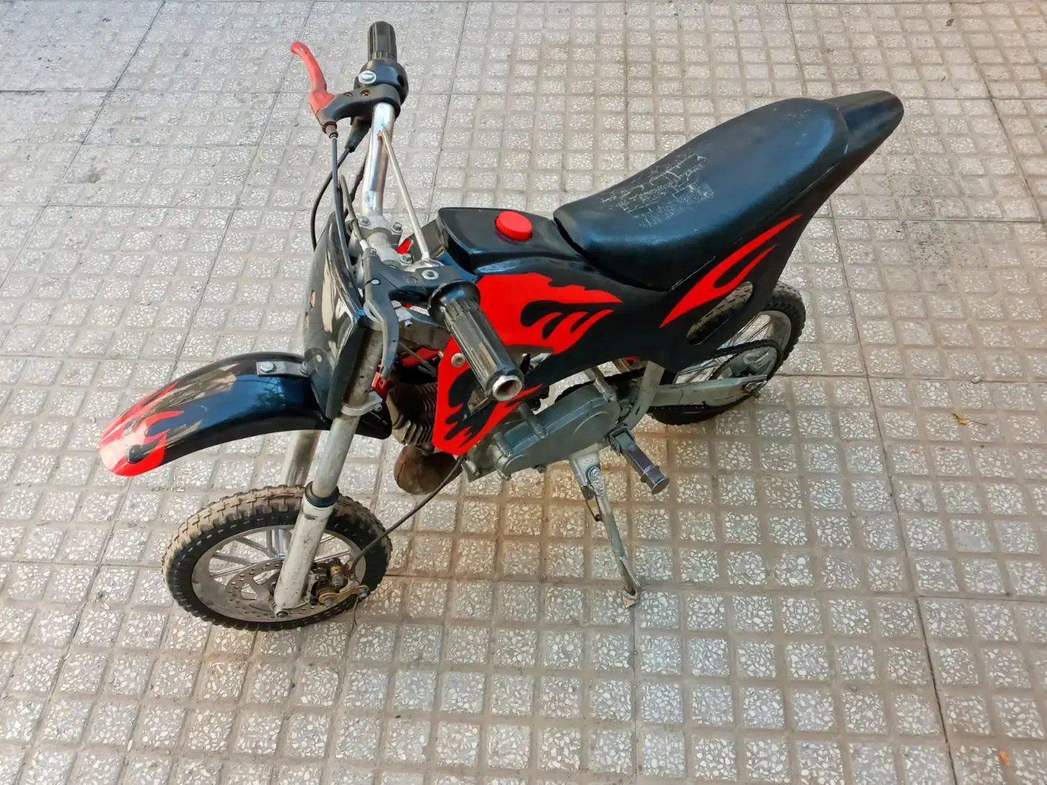 موتور مینی کراس ۵۰ سی سی بنزینی روشن در حد|موتورسیکلت|تهران, شهر زیبا|دیوار