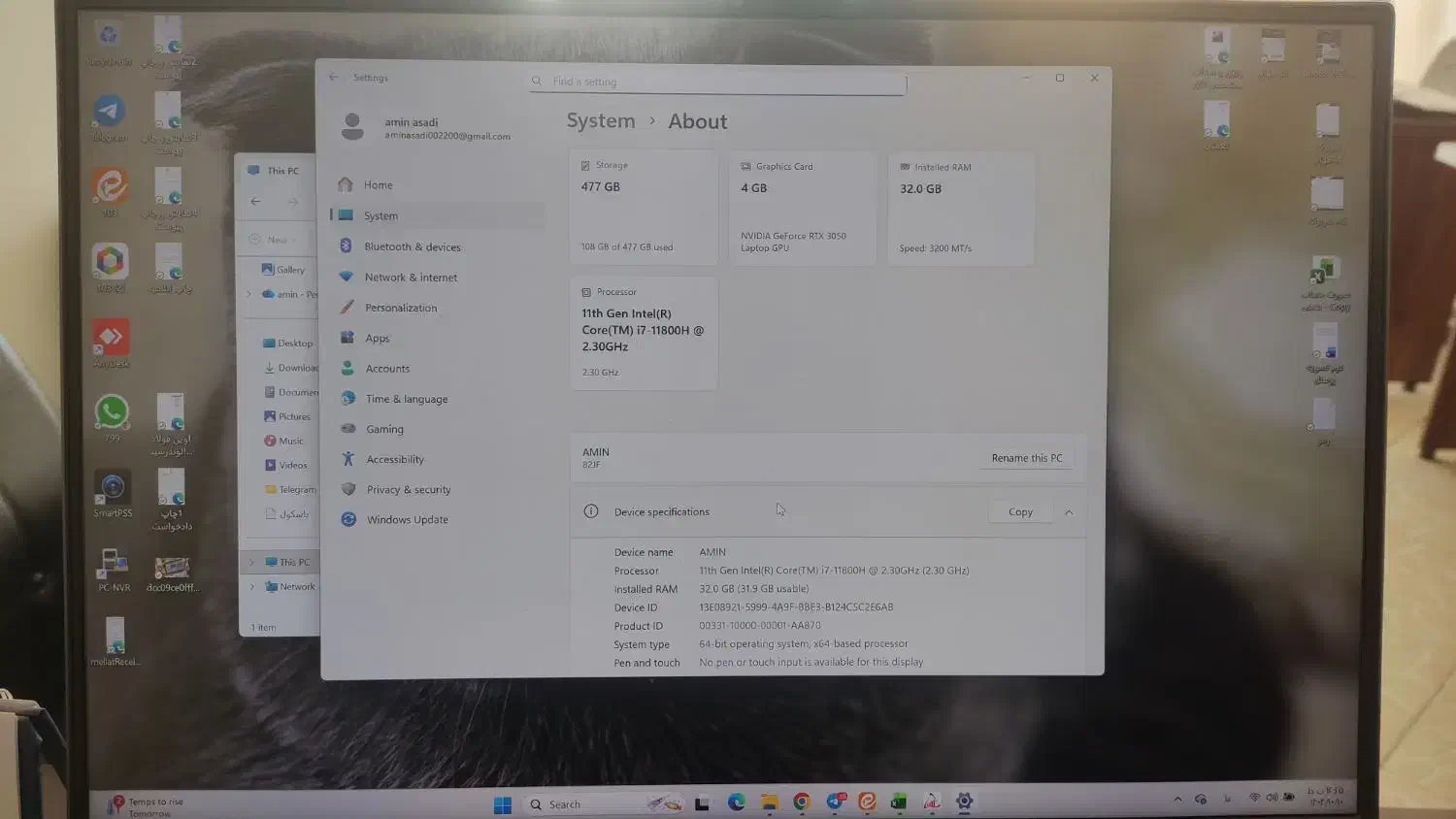لپ تاپ لنوا لژیون LEGION pro 5|رایانه همراه|مشهد, خین عرب|دیوار