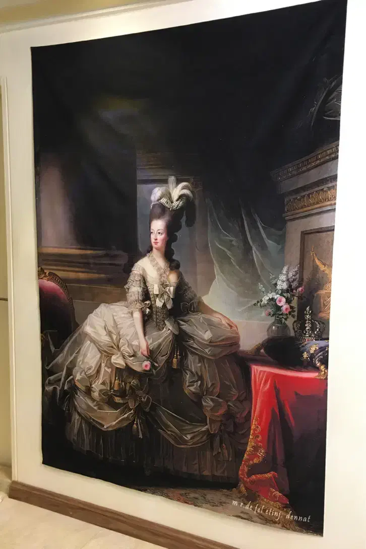 تپستری طرح کوبلن آنتیک فرانسوی تابلو نقاشی بکدراپ|کلکسیون اشیاء عتیقه|تهران, فرمانیه|دیوار