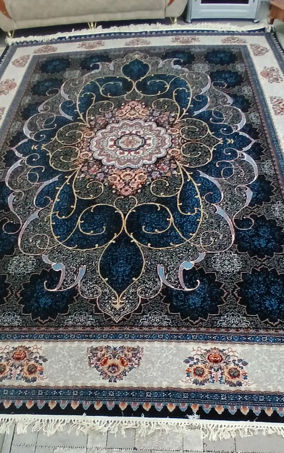 ۶تخته فرش۱۲متری(نوآکبند)از۴طرح(توضیحات وبخون)|فرش|قروه, |دیوار