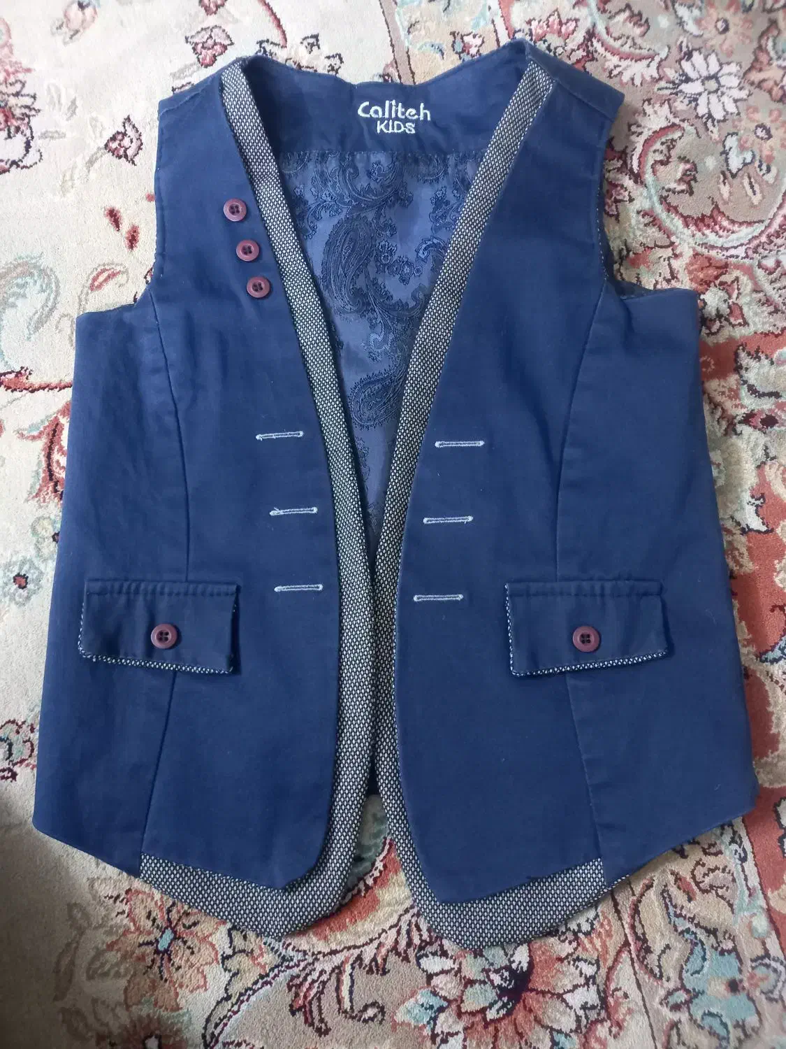 ست کت ،شلوار وجلیقه پسرانه|کفش و لباس بچه|سمنان, |دیوار