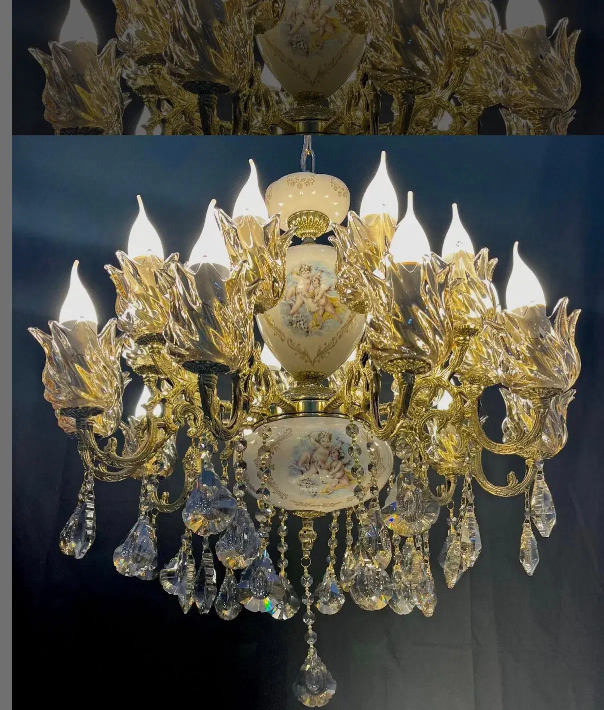 پخش انواع لوستر برنز|لوستر و چراغ آویز|کرمانشاه, |دیوار