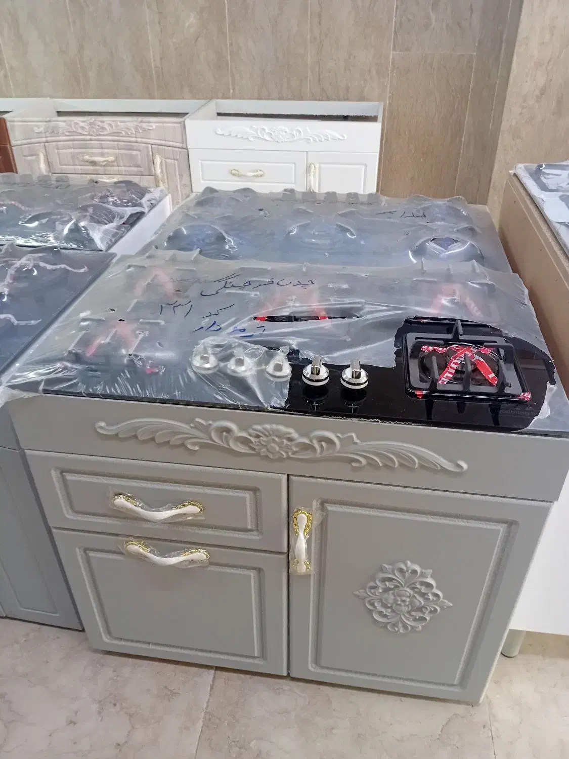 اجاق گاز ام دی اف ۵شعله جنرال استیل و شیشه ای|اجاق گاز و لوازم برقی پختوپز|آستارا, |دیوار