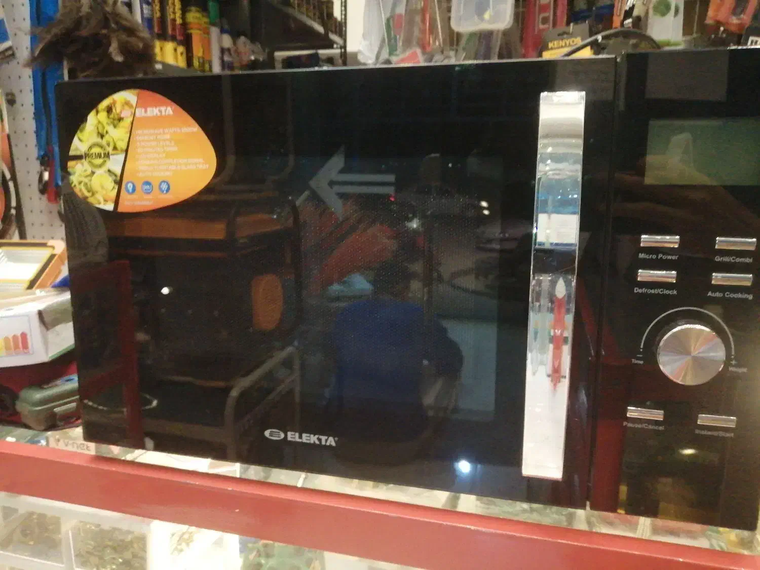 ماکروویو 30 لیتری گریل دار استوک با ضمانت تعویض|اجاق گاز و لوازم برقی پخت‌وپز|شیراز, شهرک جماران|دیوار