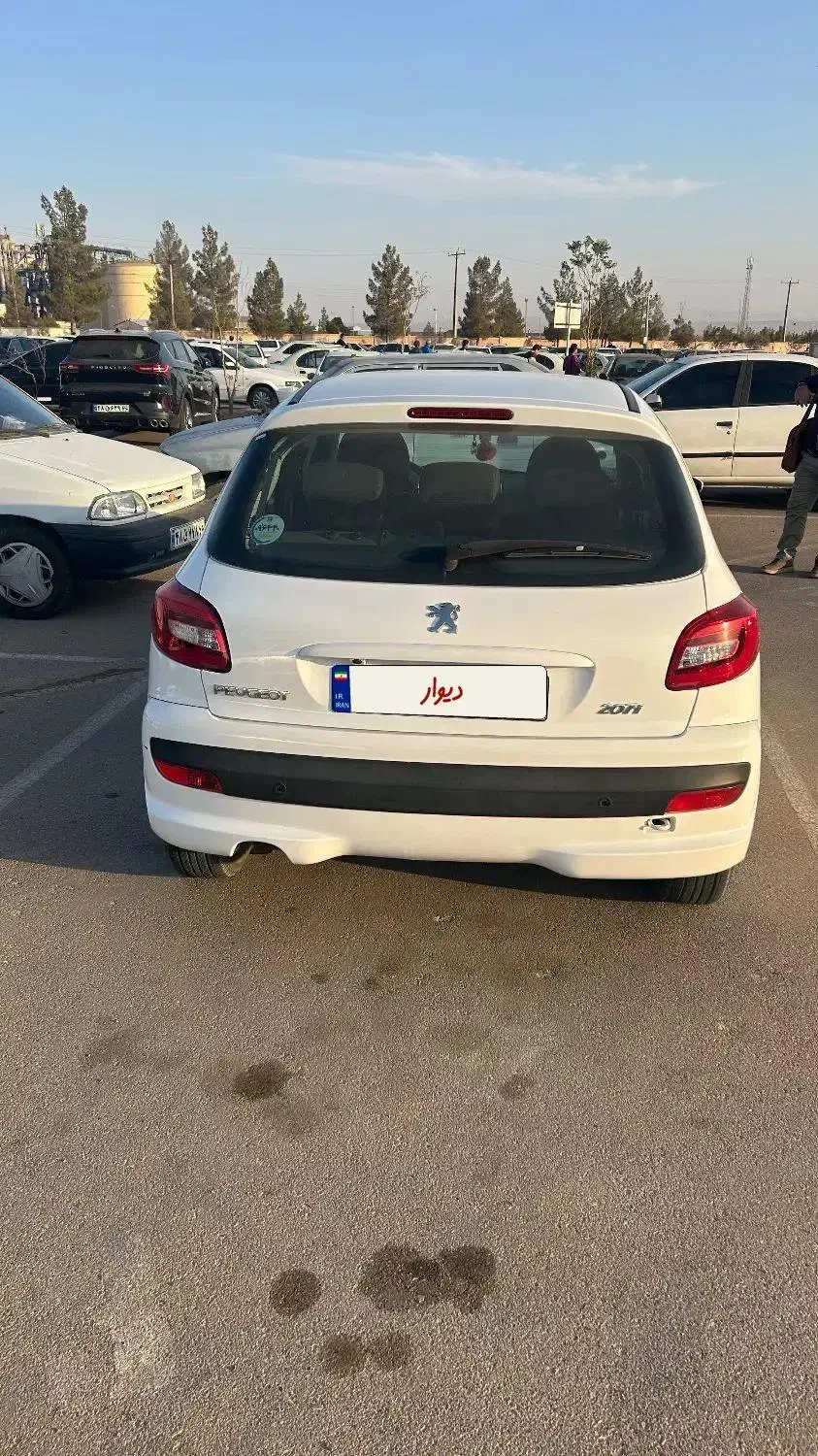 ۲۰۷ سفید سقف فلز مدل ۱۴۰۲|خودرو سواری و وانت|بجنورد, |دیوار