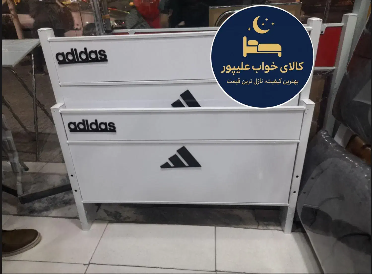 تخت خواب فلزی یکنفره اسپرت|تخت و سرویس خواب|مشهد, طلاب|دیوار