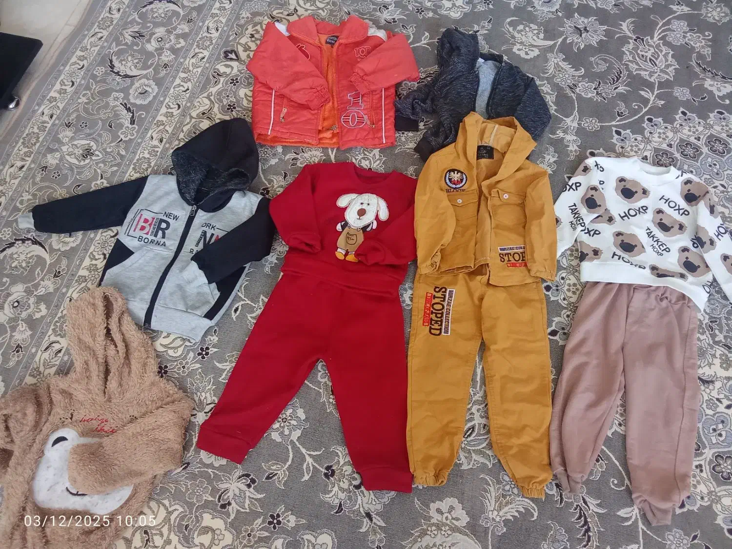 قیمت تمامی لباسها 300 پسرانه یکونیم تا دوسال|کفش و لباس بچه|سهند, |دیوار