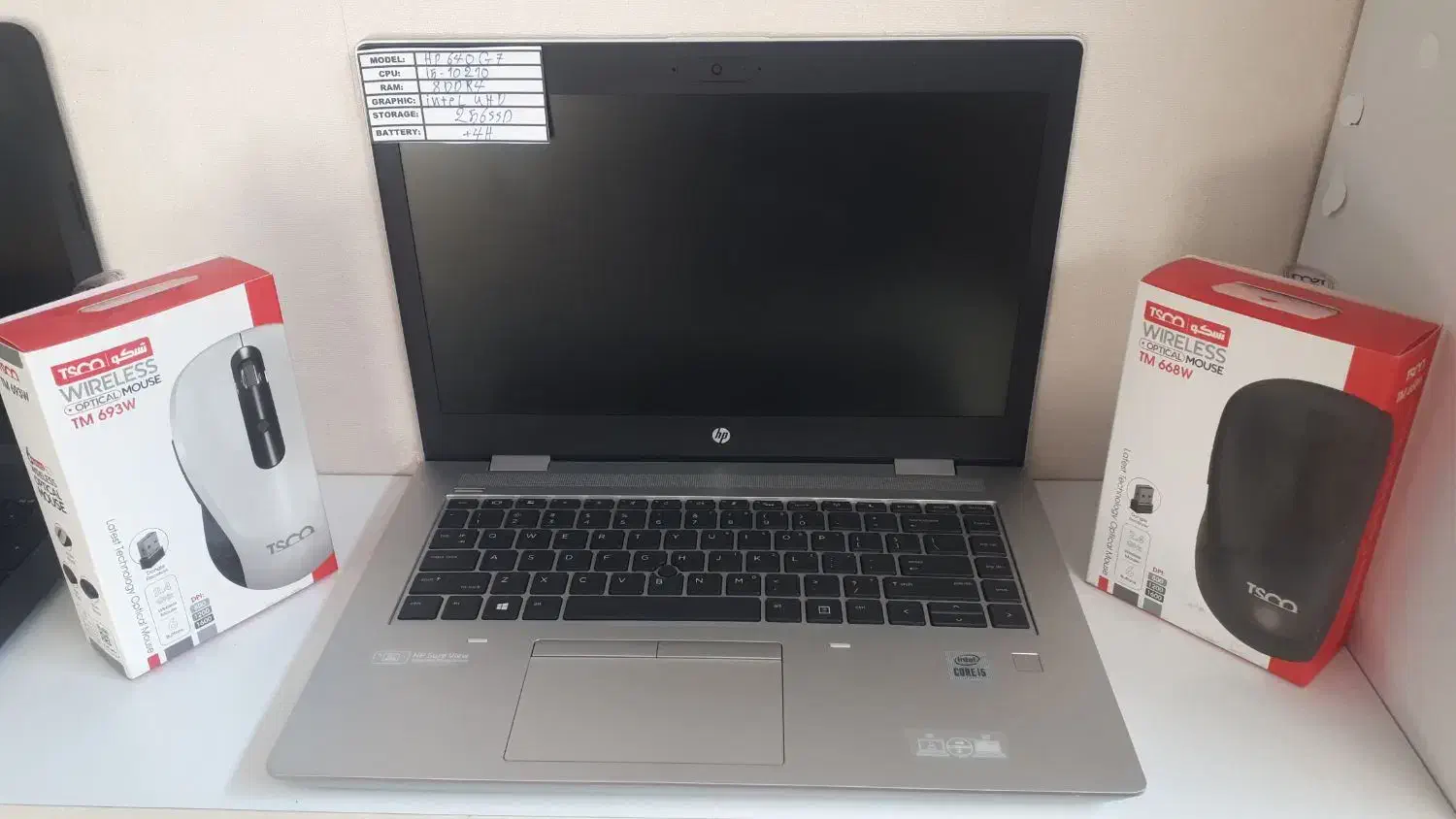 لپتاپ core5 نسل10 ram8DDR4 کاملا نو باکارتن|رایانه همراه|تهران, پونک|دیوار