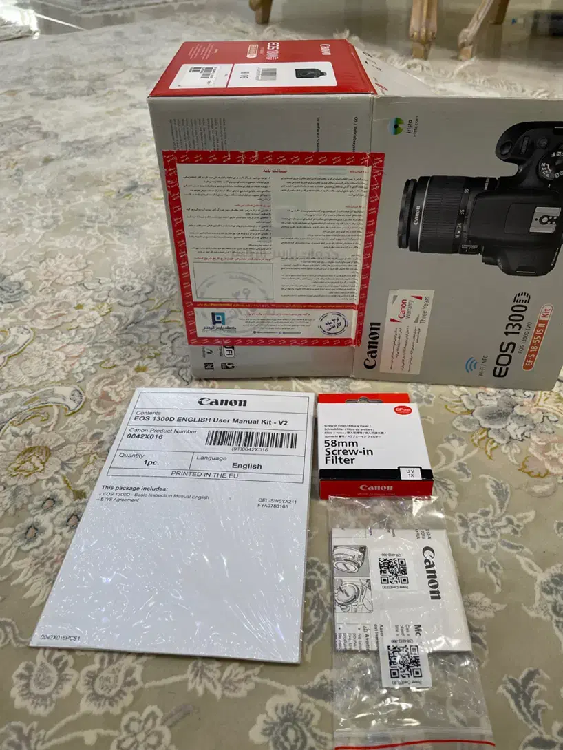 دوربین عکاسی canon 1300D|دوربین عکاسی و فیلمبرداری|تهران, نیروی هوایی (پیروزی)|دیوار