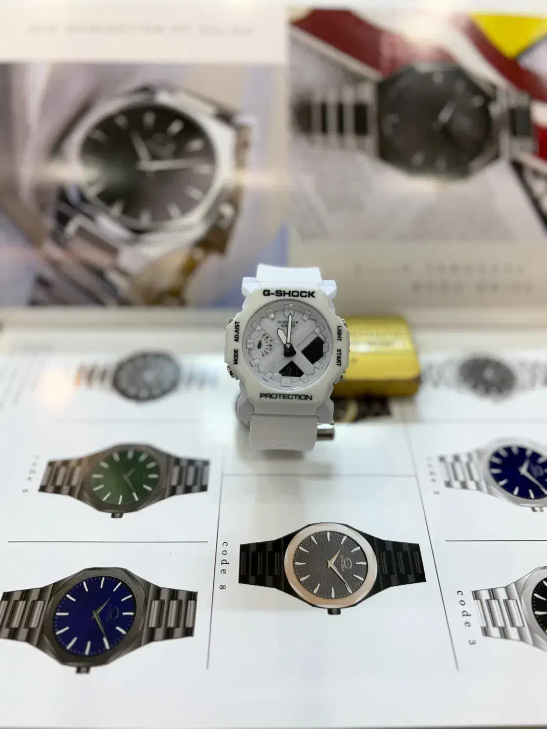 ساعت مچی ج-شاک (جیشاک) ۶ ضلعی ۳ زمانه کد ۱۱|ساعت|تبریز, |دیوار