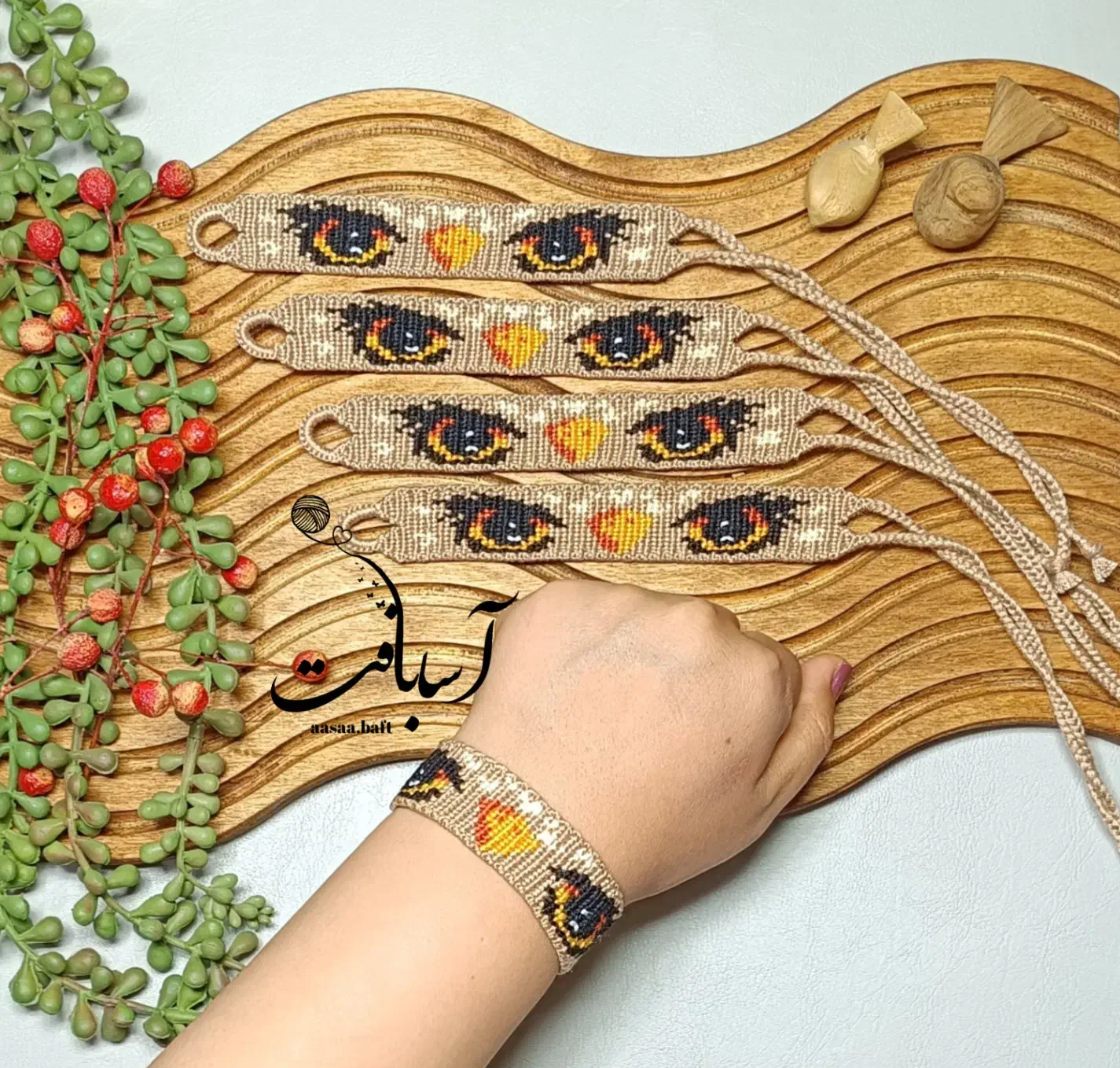 دستبند الفا طرح چشم جغد|زیورآلات و اکسسوری|تهران, هلال احمر|دیوار